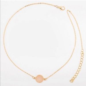 ✨LAST ONE! NEW Rose Quartz Gold Dainty Charm Necklace